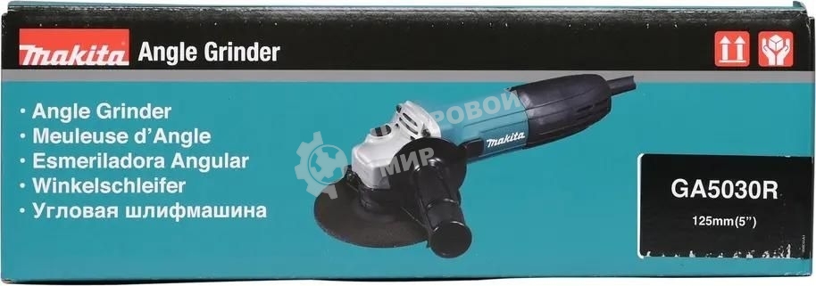 Угловая шлифовальная машина Makita GA5030R 720Вт 11000об/мин рез.шпин.:M14 d=125мм