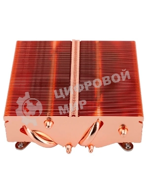 Кулер для процессора Thermalright AXP-90 X53 Full (4-pin PWM, 38mm, Cu/Cu, 4x6mm, 1x92mm, 42.58CFM, 22.4dBA, 2700RPM, S: 1851/1700/1200/115X, AM5/AM4, orange, red)