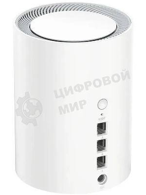 Маршрутизатор Cudy BE3600 Wi-Fi 7 Mesh Solution Gigabit Dual Band 1-Pack, Chipset Broadcom, 802.11be/ax/ac/a/b/g/n, 2882Mbps at 5GHz + 688Mbps at 2.4GHz, 3 x 10/100/1000Mbps Ports, Internal antennas, Zerotier/PPTP/L2TP/OpenVPN/WireGuard, MLO, MU-MIMO, Guest network, WPS, DDN
