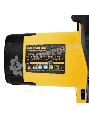 Пила циркулярная Denzel CSD-190, 1600 Вт, 190 мм