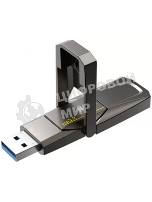 Флешка USB Netac US5 (NT03US5C-128G-32TA), 128Gb, USB 3.2/TypeC, 550/500, черный