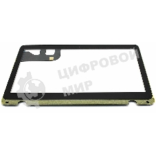 Сенсорное стекло (тачскрин) для Asus Q304 Q304U Q304UA, черное с рамкой