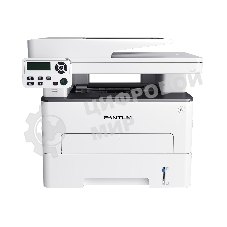 МФУ лазерное Pantum M7108DN, P/C/S, Mono laser, A4, 33 ppm, 1200x1200 dpi, 256 MB RAM, PCL/PS, Duplex, ADF50, paper tray 250 pages, USB, LAN, start. cartridge 6000 pages