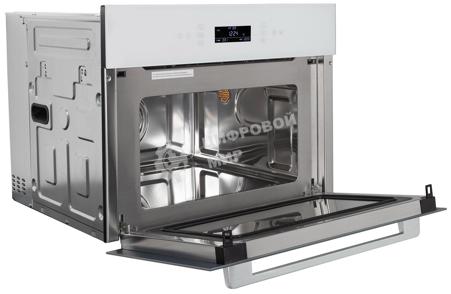 Встраиваемая микроволновая печь BMO 22 W белый, 40 л, 1000 Вт, переключатели - сенсор