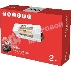 Накопитель SSD ADATA XPG MARS 980 STORM, 2Tb, PCIe 5.0 x4, M.2 2280, NVMe, R/W 14000/13000, с радиатором