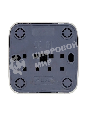 Розетка EKF EGR10-022-10 б/з, 10А, ОП Basic Минск белый