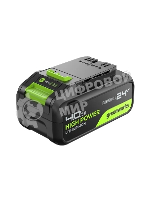 Дрель-шуруповерт аккумуляторная Greenworks GD24DD140 24V, 70/140Нм,Anti-kickback,2х4Ач,ЗУ,кор 3707607CUD