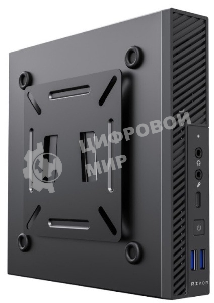 Компьютер Rikor USFF 101.1 4BA745FE i3-12100/8GB/256GB SSD/UHD Graphics 730/WiFi/BT/Win11Pro/black