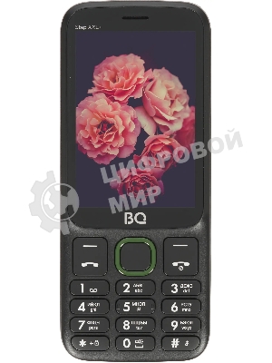 Мобильный телефон BQ 3590 Step XXL+ черный/зеленый