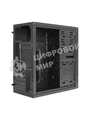 Компьютерный корпус Minitower ExeGate QA-412U-UNS400 (mATX, БП UNS400 с вент. 12см, 2хUSB+2хUSB 3.0, аудио, черный)