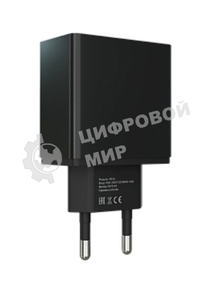 Сетевое зарядное устройство MORE CHOICE (4610196409868) NC11 СЗУ 2USB 2.4A черный черный