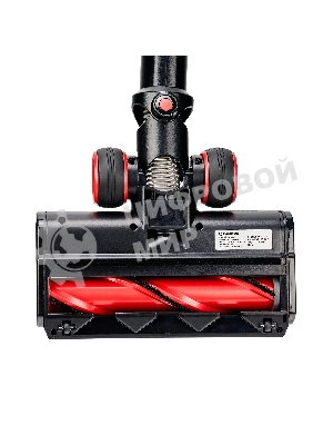 Пылесос вертикальный EVOLUTION Smart Clean VCF2212M черный/красный, питание от аккумулятора, 380 Вт, уборка сухая, пылесборник 0.4 л