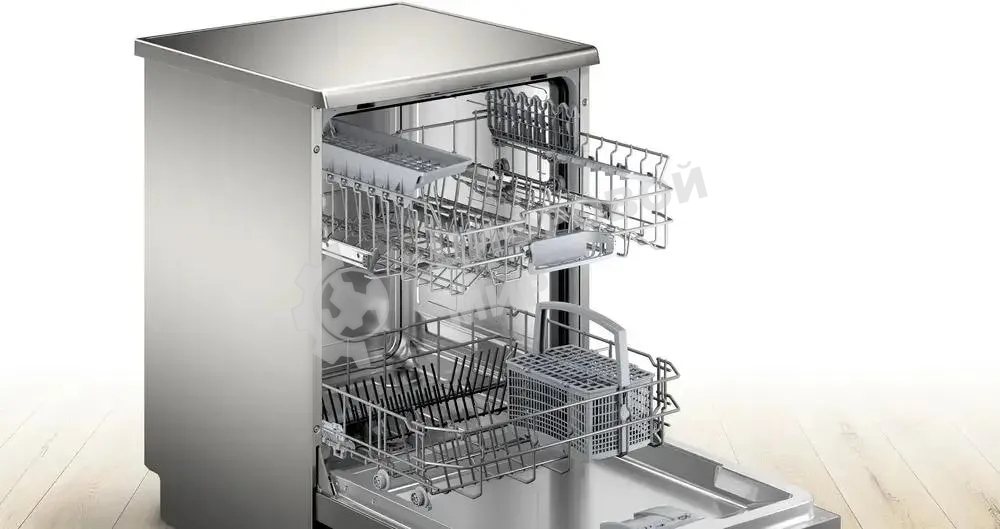Посудомоечная машина Bosch SMS26DI00T, серебристый, 60 см, 13 компл., сушка теплообменник, 48 дБ, класс D