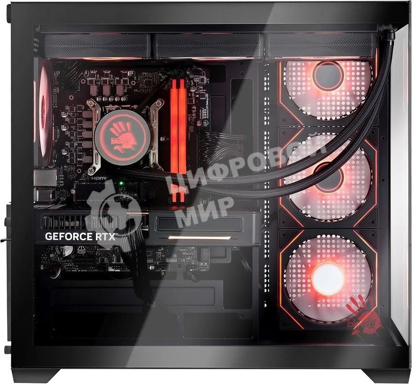 Компьютер Bloody BD-PC CB76V2 TWR i5 14400F (2.5) 32Gb SSD1Tb RTX5060TI 16Gb Windows 11 Home 64 2.5xGbitEth WiFi BT 750W черный (RUS) (2142026)