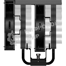 Кулер для процессора PCCooler RT720 TC BK (270W, 4-pin PWM, 157.5mm, Al/Cu, 7x6mm, 2x120mm, 73.32CFM, 34.9dBA, 2200RPM, S: 1851/1700/1200/115X, AM5/AM4, black)