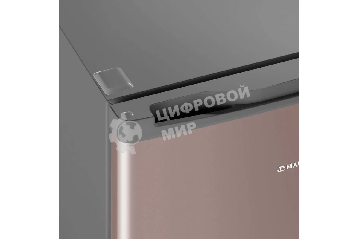 Холодильник Maunfeld MFF83GD золотистый/серый мат. однокамерный 85л