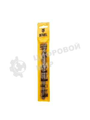 Бур по бетону Denzel двойная спираль, Cobalt W-tip, 16x160 мм, SDS PLUS