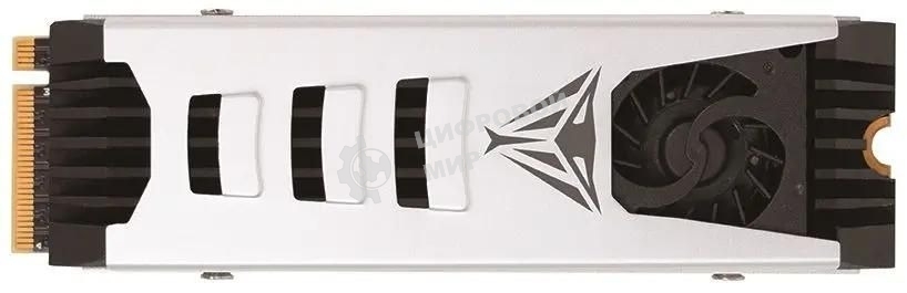 Накопитель SSD Patriot PV553, 4Tb, PCIe 5.0 x4, M.2 2280, NVMe, R/W 12400/11800, с активным охлаждением