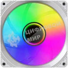 Вентилятор для корпуса Bloody BD-CF120ARGb1 ARGb белый, 120 мм, 1600 об/мин, 26 дБ, 4 pin