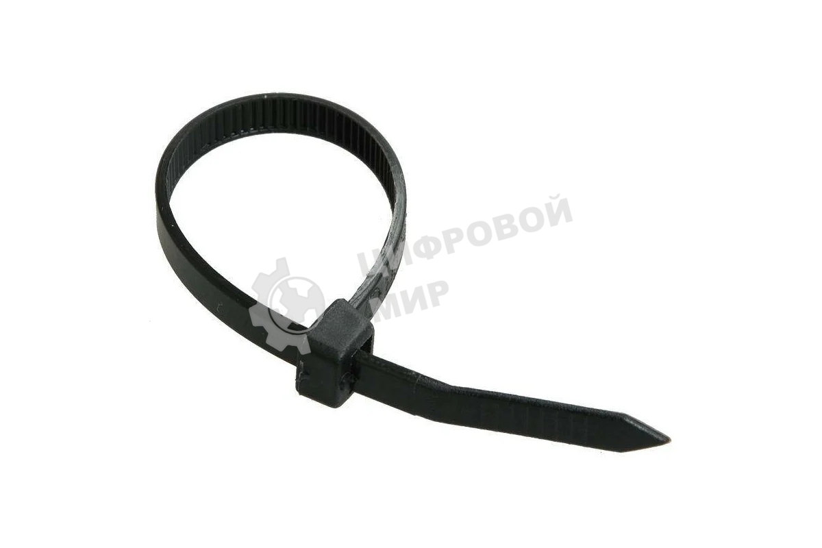 Хомут кабельный 4.8х400 нейл. черный (уп. 100 шт) ИЭК UHH32-D048-400-100