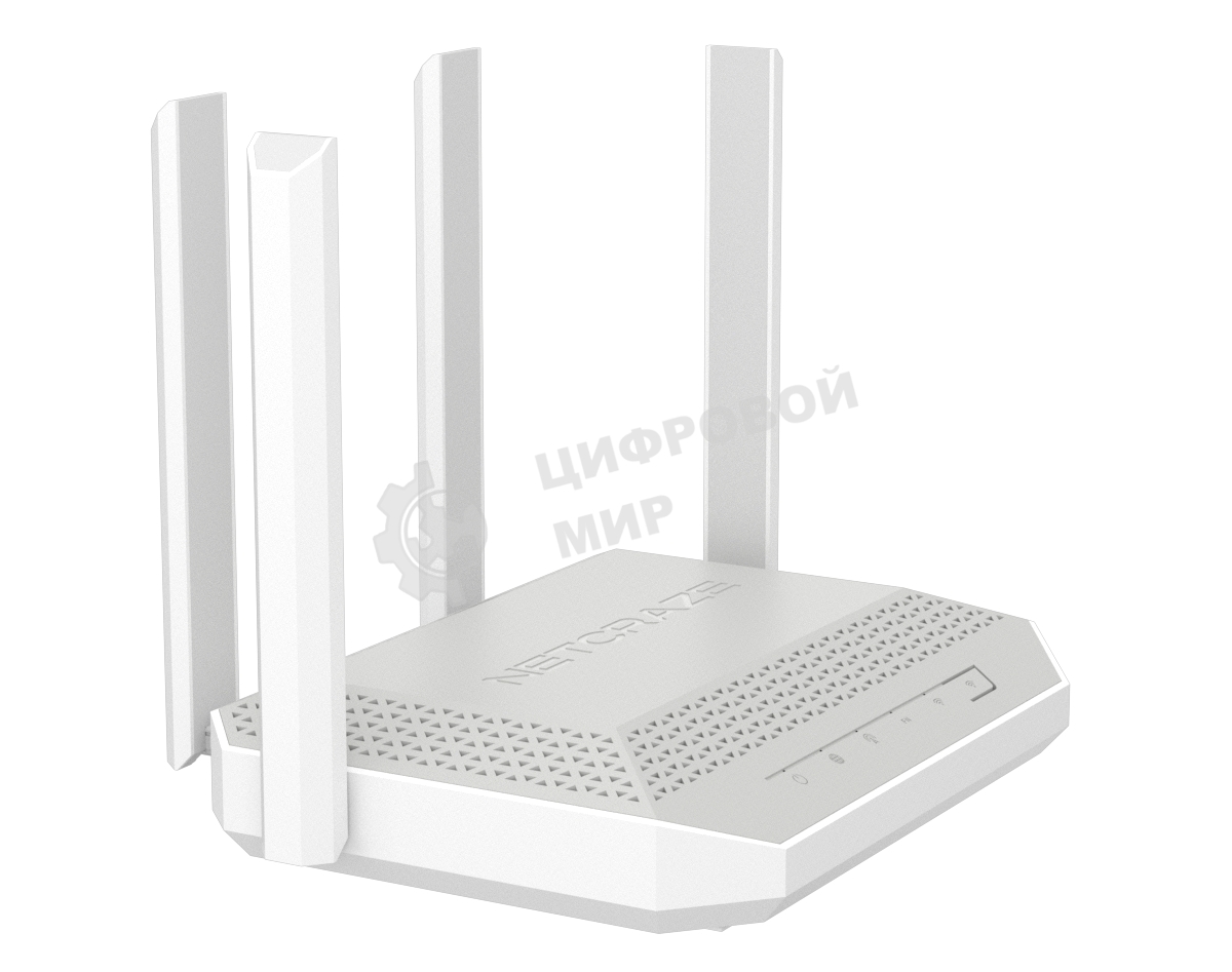 Гигабитный интернет-центр Netcraze Hopper 4G+ (NC-2312) с модемом 4G+, двумя слотами для SIM-карт, Mesh Wi-Fi 6 AX3000, 5-портовым Smart-коммутатором и многофункциональным портом USB 3.0