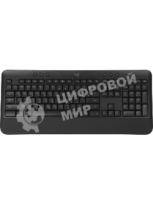 Комплект клавиатура+мышь Logitech Signature MK650 беспроводной, USB + Bluetooth, 4000 DPI, серый/чёрный