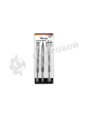 Набор зубил для перфоратора Kranz SDS PLUS, 3 предмета
