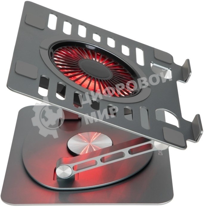 Подставка для ноутбука Digma D-NCP170-1xRGb110-360 17