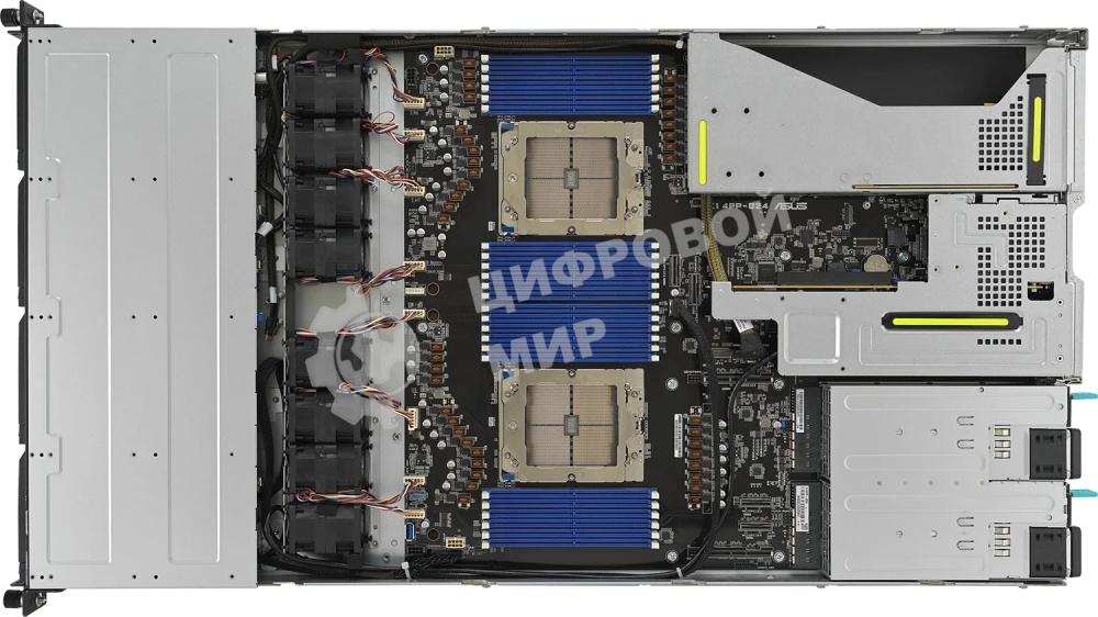 Серверная платформа ASUS RS700A-E12-RS4U/10G/2.6kW/4NVMe/GPU