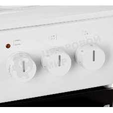 Плита электрическая Hansa FCEW54120 белый, конфорок 4 шт, духовка 62 л, 50 см x 85 см x 60 см