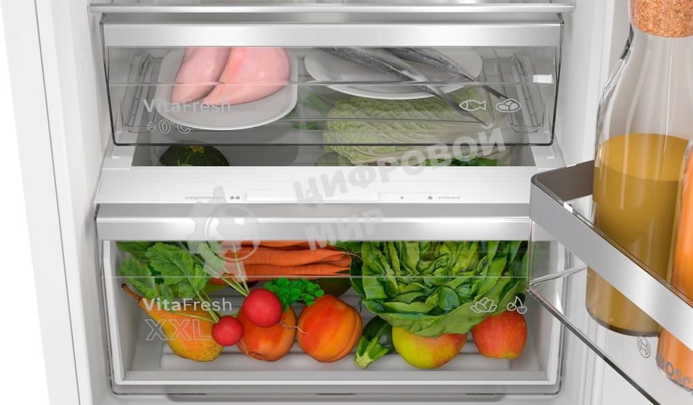 Встраиваемый холодильник Bosch KIN96VFD0 2-хкамерн. белый