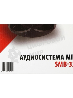 Акустическая система SUPRA SMB-330, 20Вт, с караоке, Bluetooth, FM, USB, черный