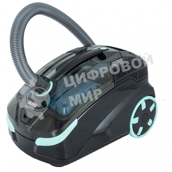 Пылесос моющий Thomas DRYBOX AMFIBIA FAMILY черный/бирюзовый, 325/1700 Вт, уборка влажная/сухая, пылесборник контейнер 2.6 л