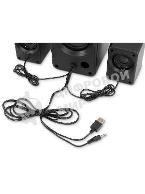 Акустическая система Оклик OK-423 2.1 черный 11Вт