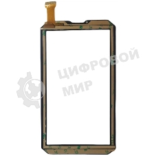 Сенсорное стекло (тачскрин) для Prestigio Muze 4667 3G, черное