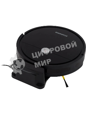 Робот-пылесос Starwind SRV5550 черный, 15 Вт, 2000 мА·ч Li-Ion, уборка влажная/сухая, пылесборник контейнер 0.3 л