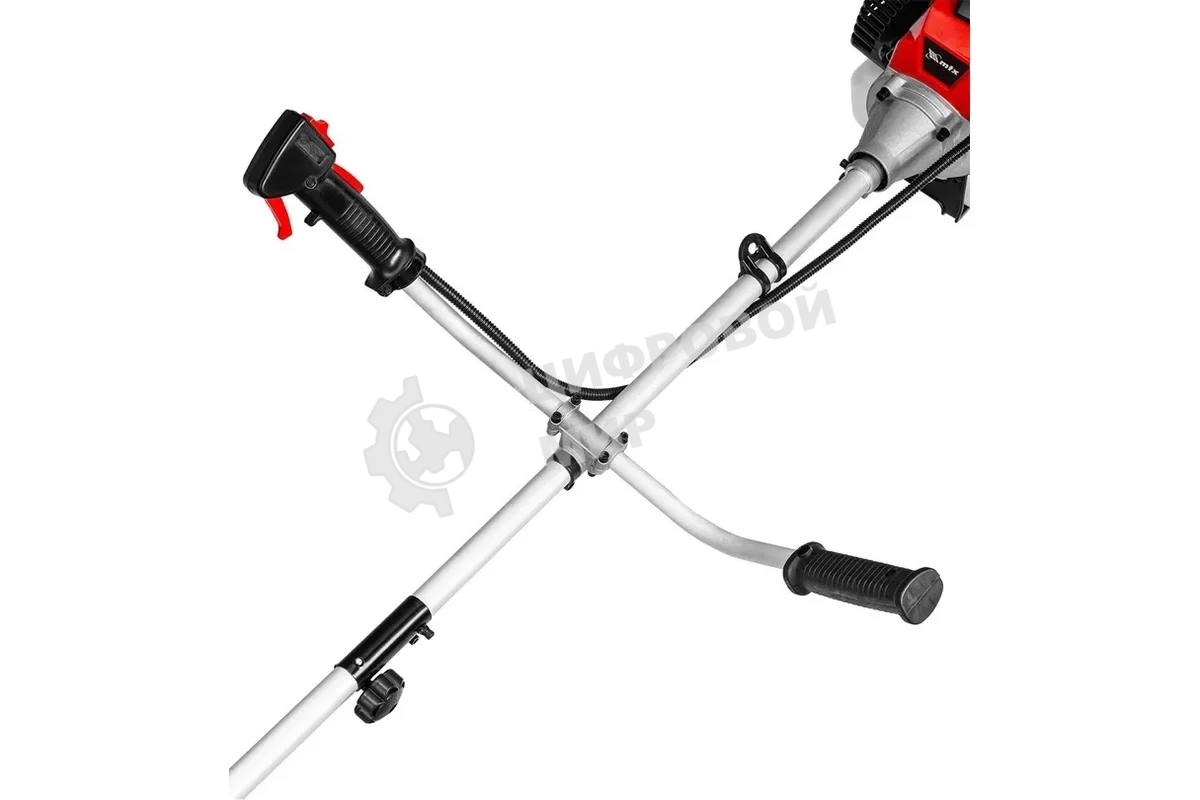 Триммер бензиновый MTX MT-43S, 43 см3, разъемная штанга, состоит из 2 частей