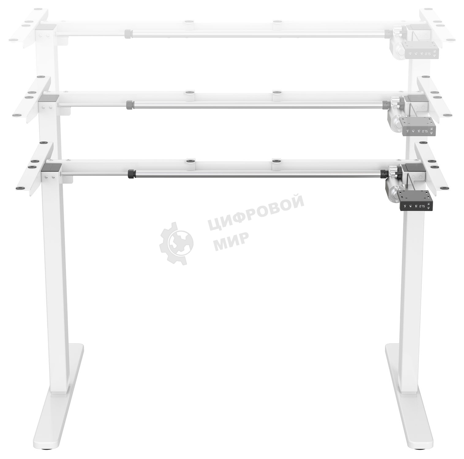 Подстолье Cactus CS-EDF-WT каркас белый