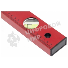 Уровень Matrix 800 мм 3 глазка, линейка, алюминиевый, красный,