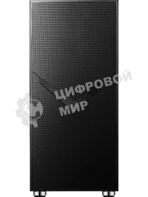 Компьютерный корпус Accord 3501 черный без БП ATX 2xUSB 2.0 1xUSB 3.0 1xUSB3.1 audio bott PSU