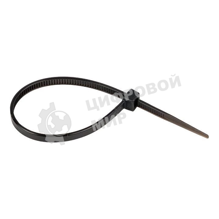 Хомут кабельный 3.6х150 нейл. черный (уп. 100 шт) EKF plc-cb-3.6x150