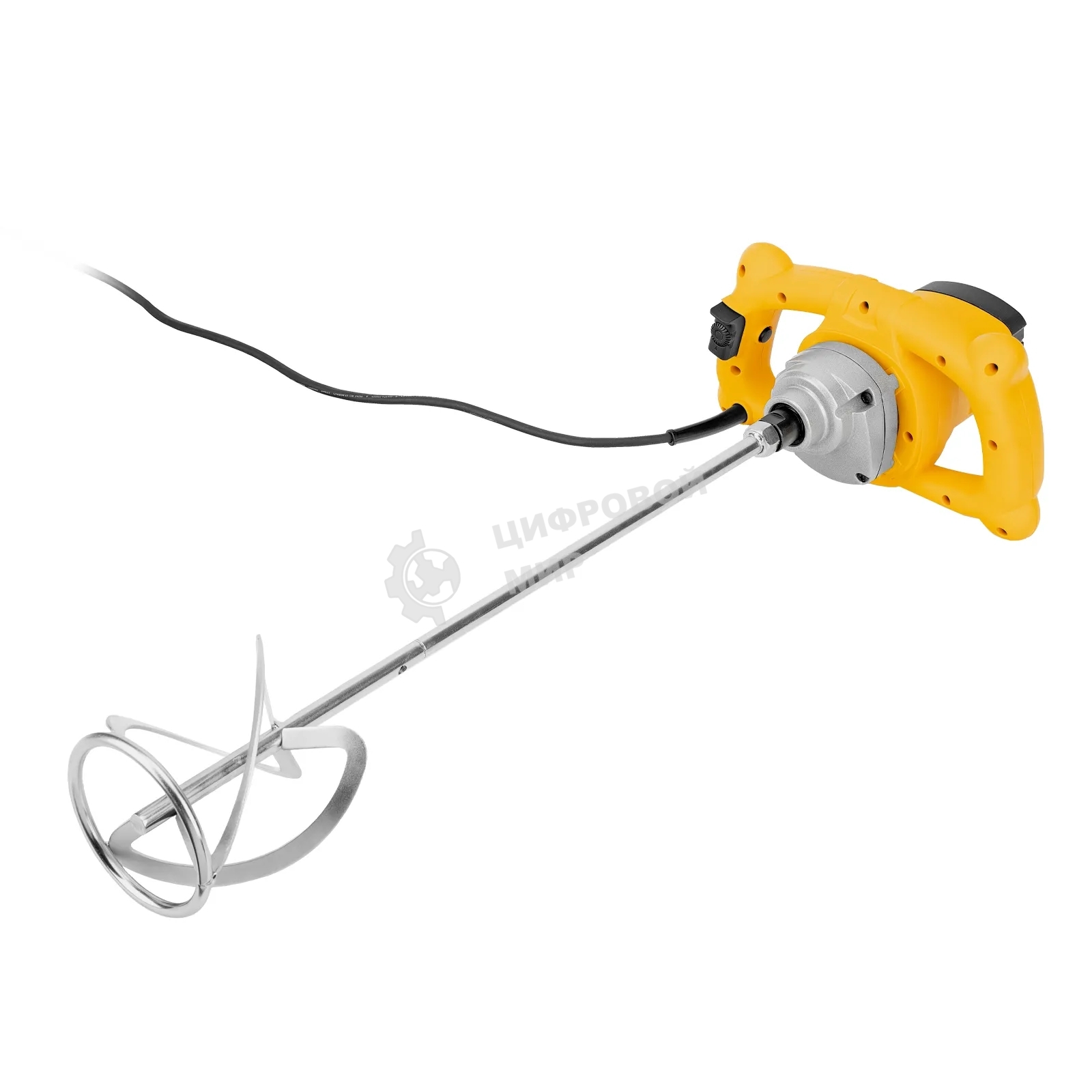 Миксер строительный Denzel EM-1-1200, 1200 Вт, 0-680 об/мин