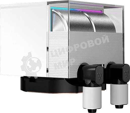 Система охлаждения Water Cooling System PCCooler DS360 Display WH (310W, 360мм, LED, белый, ARGb Pump/Fans: 3x120мм, 90.56CFM, 39.8dBA, 2500RPM/Pump height 65мм, 15dBA, 2600RPM, Rad thickness 27мм/S: 1851, 1700, 1200, 115X, AM5, AM4)