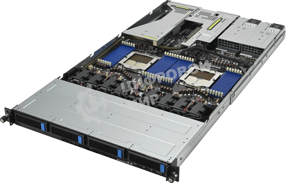 Серверная платформа ASUS RS700A-E12-RS4U/10G/2.6kW/4NVMe/GPU