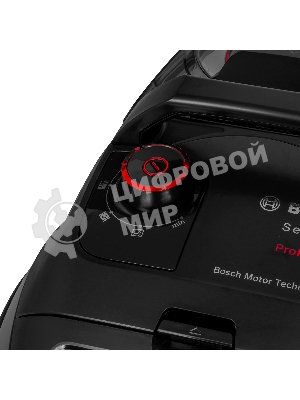 Пылесос Bosch BGS21POW2 черный, 700 Вт, уборка сухая, пылесборник контейнер 2 л