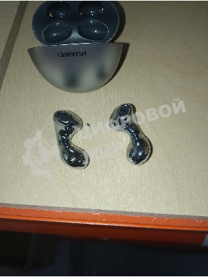 (Б/У) Гарнитура HUAWEI FREEBUDS 5 55036454 SHIMMERY SILVER [Cм.описание!]
