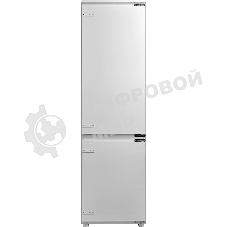 Встраиваемый холодильник Hyundai HBR 1941 2-хкамерн. белый инвертер