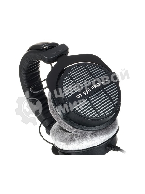 Проводные наушники Beyerdynamic DT 990 PRO 80 OHMS черный/серый, полноразмерные, открытая конструкция, велюровые амбушюры