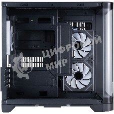 Компьютерный корпус 1STPLAYER UVIEW UV5 ARGB черный mATX 3x120мм ARGB fans UV5-BK-2FC7R-1FC7