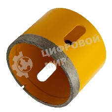 Сверло алмазное по керамограниту Denzel 75мм мокрое резание, М14